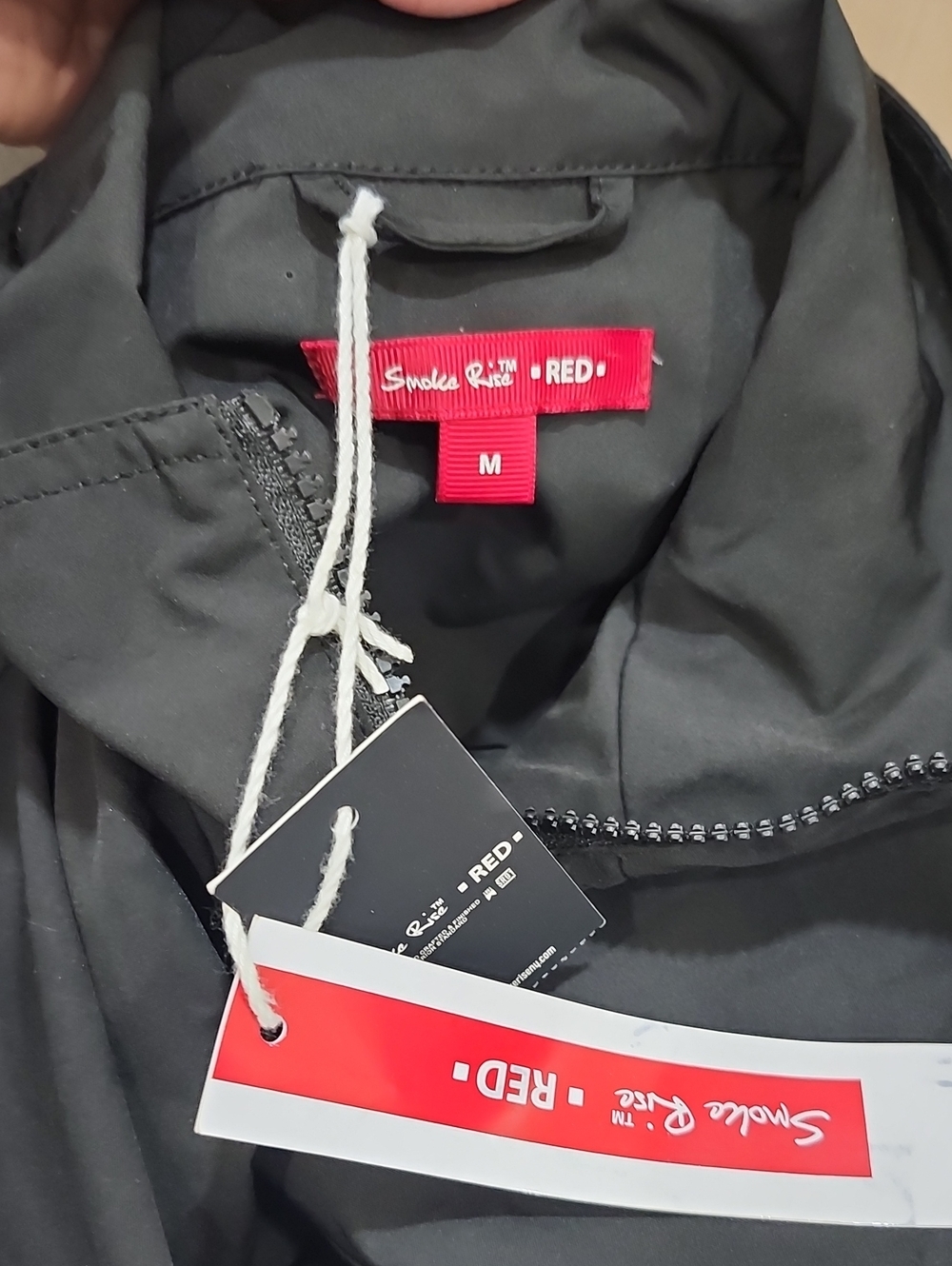 Smoke Rise RED Utility Cargo Vest Drawstring Streetwear Techwear Size M NWT - Picture 6 of 6